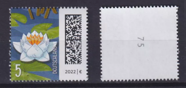 Bund 3644 Qr-Code RM ungerade Nummer Seebriefrose 5 C postfrisch