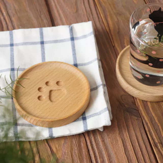 Natural Placemats Coasters for Drinks The Wedding Vei Wooden 2