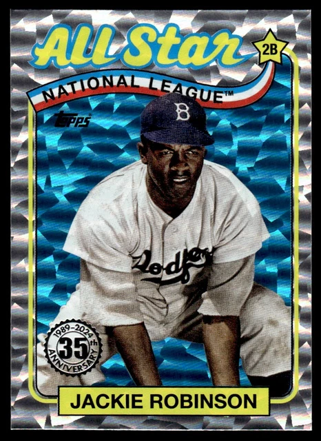 2024 TOPPS SERIES 2 1989 35e feuille argentée All Star Jackie Robinson ...