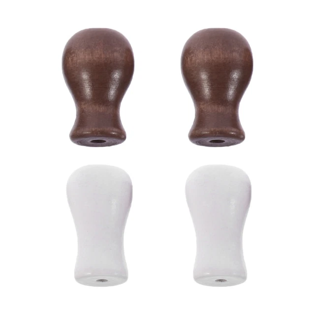 4 piezas Colgante Para Persianas En Terminado De Bambú Accesorios Blancos Ventana Hogar Elogio