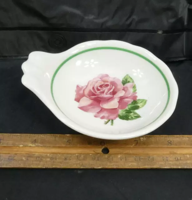 SYRACUSE CHINA Rose Ice Cream Dish Bowl Possibly Great Northern Railroad !