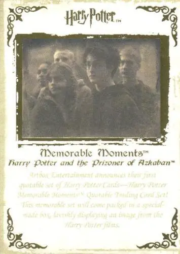 Harry Potter Memorable Moments Gold Foil Promo Card Promo 3