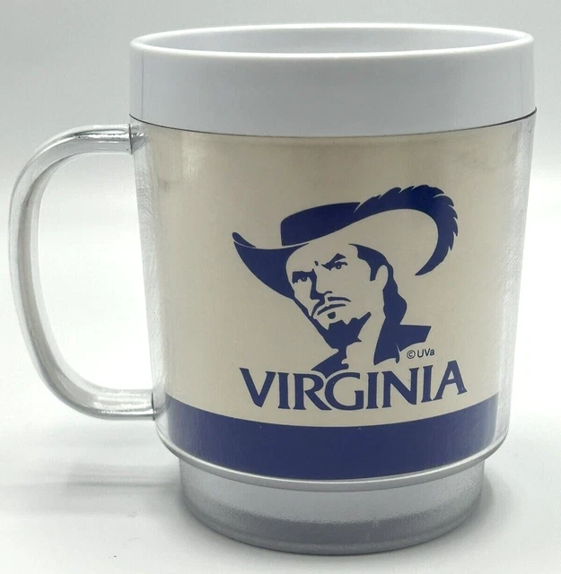 VTG Maxwell House UVA Virginia Cavaliers Insulated 8oz Coffee Cup USA Eagle Mfg