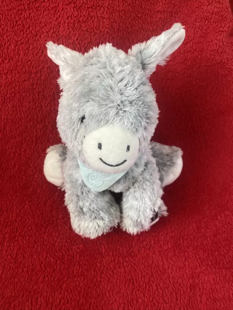 🇫🇷 Peluche Doudou Âne Régliss Poils Gris Bandana K KALOO NEUF jamais Utilisé