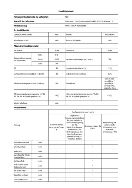 Aeg Arctis Ahb531D1Lw 3