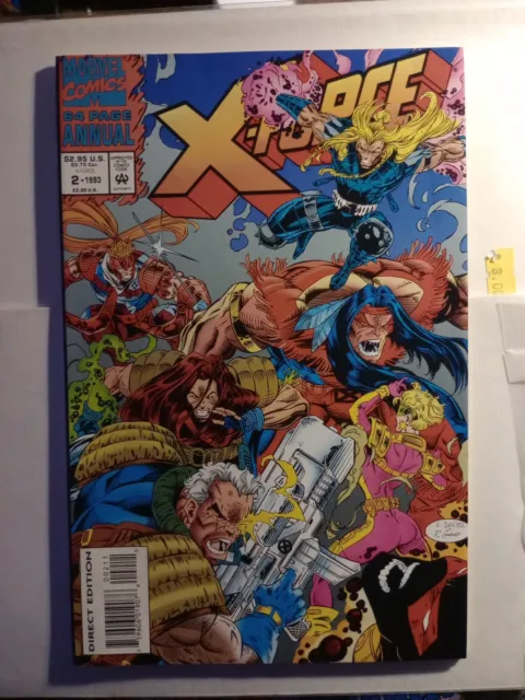 Marvel Comics X-Force 64 Page Annual Direct Edition Vol.1 No.2  1993