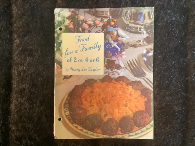 1938 Food For A Family Of 2 Or 4 Or 6 By Mary Lee Taylor Pet Milk Co.