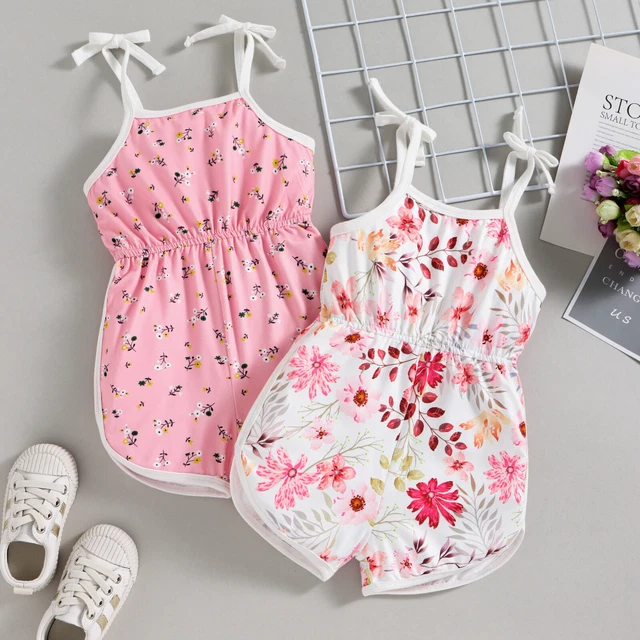 Newborn Baby Girl Bodysuit Romper Bodysuit Playsuit Toddler Outfits Clothes 0-3T