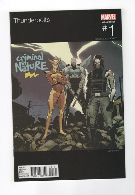 Thunderbolts (Marvel Comics 2016) #1 Piper Naughty By Nature Hip Hop Variant NM