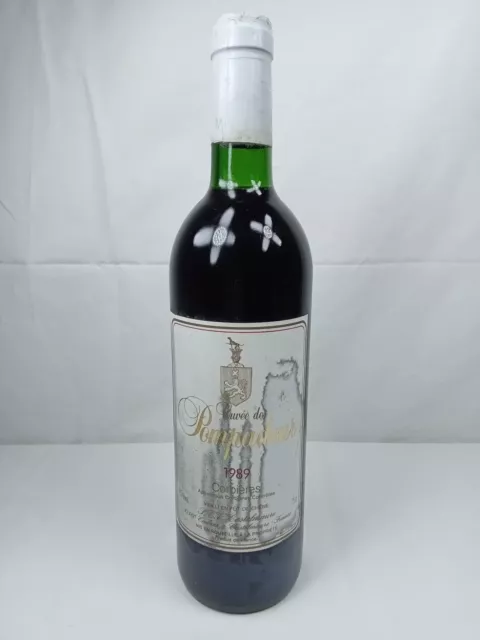 Vin rouge Cuvée des Pompadour Corbieres 1989