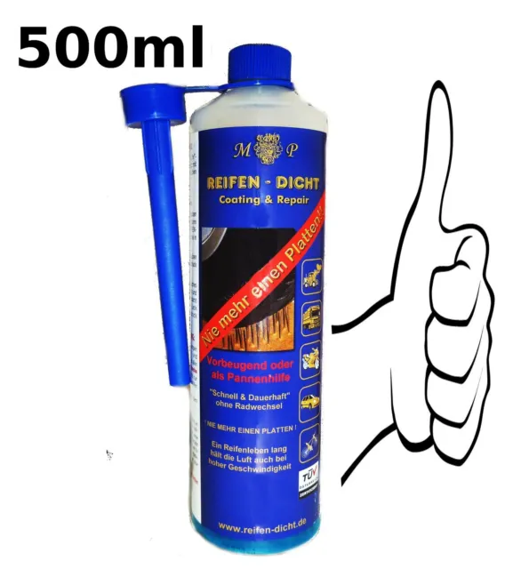 ELASTOFIT 500 ml Reifendichtmittel Dichtmittel Reifen Pannenset