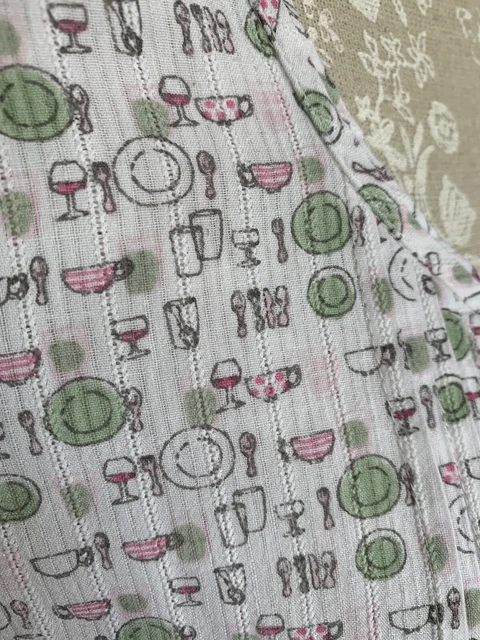 White Stuff Smocked Blouse Top Plates Glasses Cutlery  12