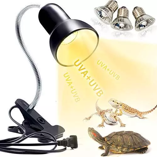 Reptile Heat Lamp Uva Uvb Reptile Light Basking Spot Lamp Turtle Aquarium Tank H
