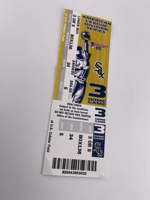 Chicago White Sox - American League Division Series Ticket Game 3 2005