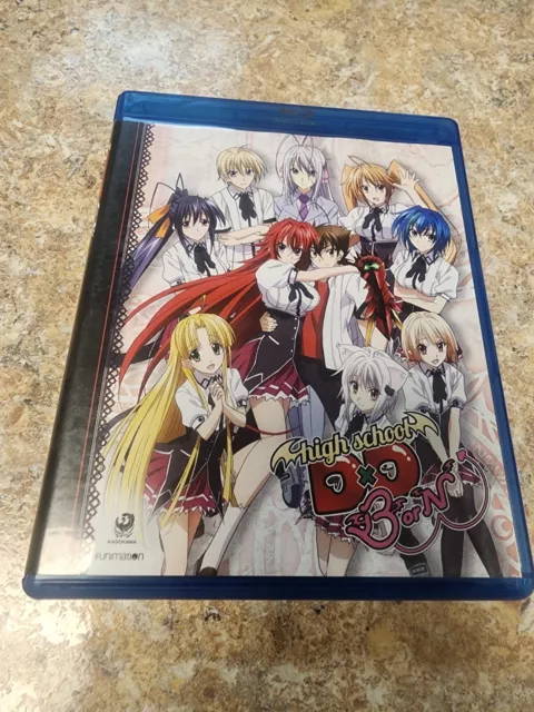 High School DxD: Episodes 1-12 + Extras Dvd 2013 4-Disc Set 704400091667