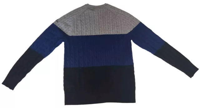 Kathmandu Merino Wool Sweater Womens Size XL Mens Large Blue Knit Jumper 3