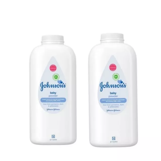 2x Johnson's Baby Powder Pure & gentle Daily Care 200g