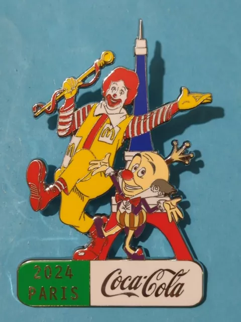 Jeux Olympiques Paris 2024 COCA COLA DISNEY Pin's Numéroté 72/100