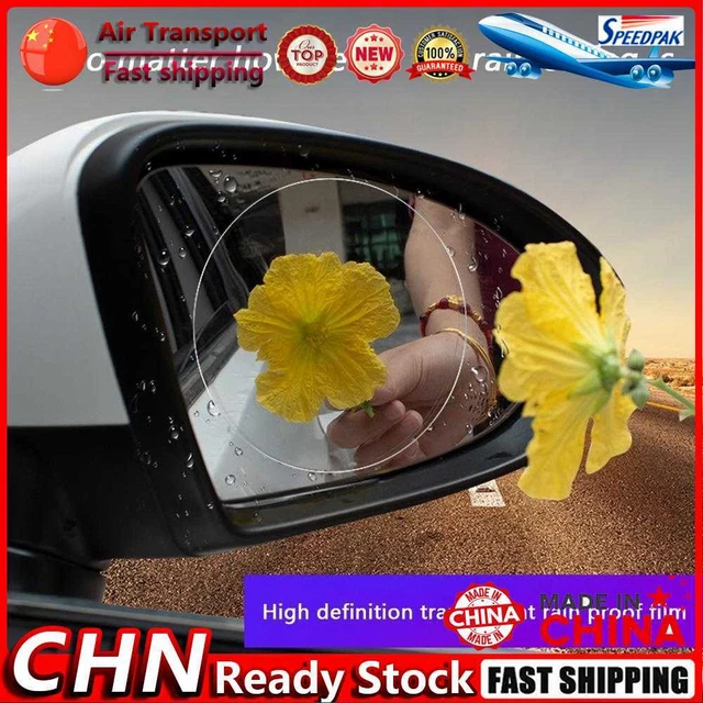 2x Car Door Rearview Mirror Anti Fog Rainproof Protective Film (100x100mm) Fr