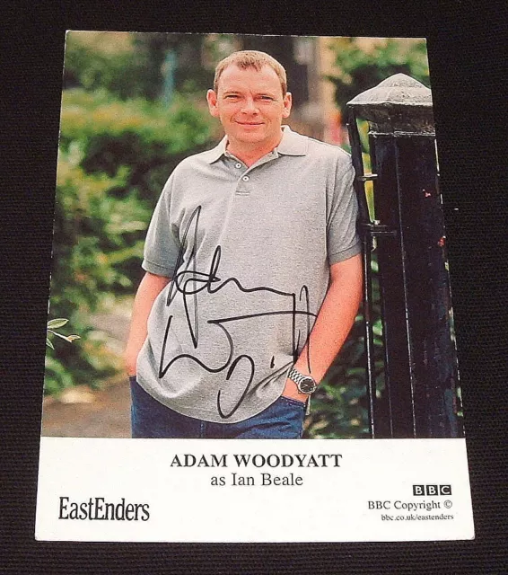 Adam Woodyatt / Ian Beale..autographed Hand Signed Cast Card Bbc Eastenders