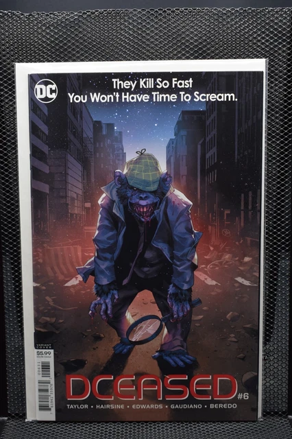 DCeased #6 Yasmine Putri Critters Horror Homage Variant DC 2019 Batman 9.6