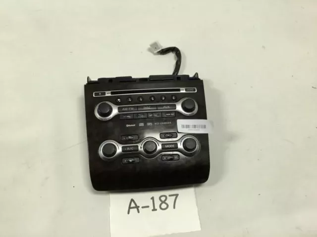 2009 Nissan Maxima Radio Audio/Climate Control Panel Oem+