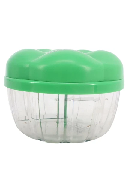 IDEENWELT rallador verduras- cortador de cebollas Ø 10 cm plástico verde
