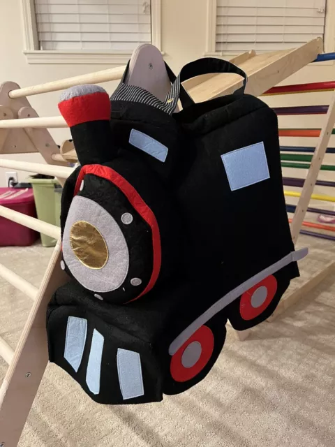 Pottery Barn Kids #9 Black Train Engine 1pc Halloween Costume Size 3T