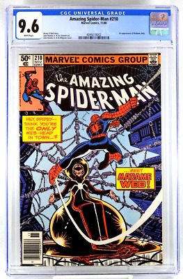 Amazing Spider-Man #210 CGC 9.6 1980  1st Appearance Madame Web Newsstand