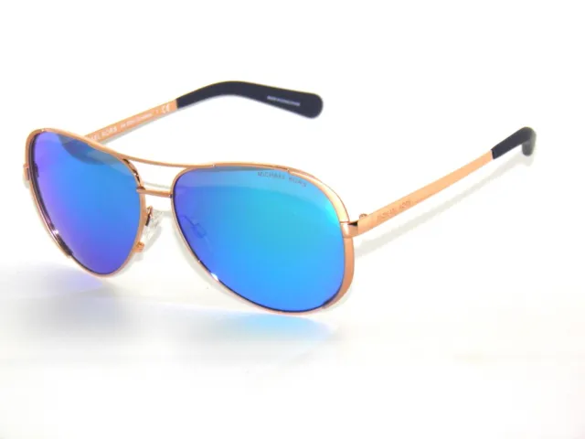 Michael Kors Chelsea 5004 100325 Rose Gold  Blue Mirror Sunglasses