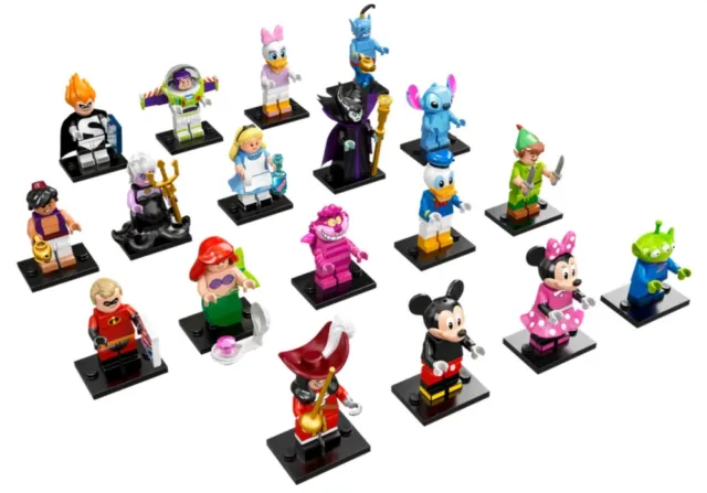 LEGO DISNEY MINIFIGURES 71012 SERIES # 1 FROM NEW DISPLAY BOX ALL
