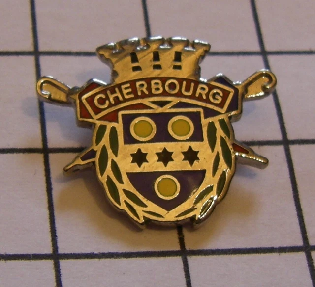 pin-s-blason-cherbourg-coat-of-arms-armoiries-heraldique-vintage-eur-3