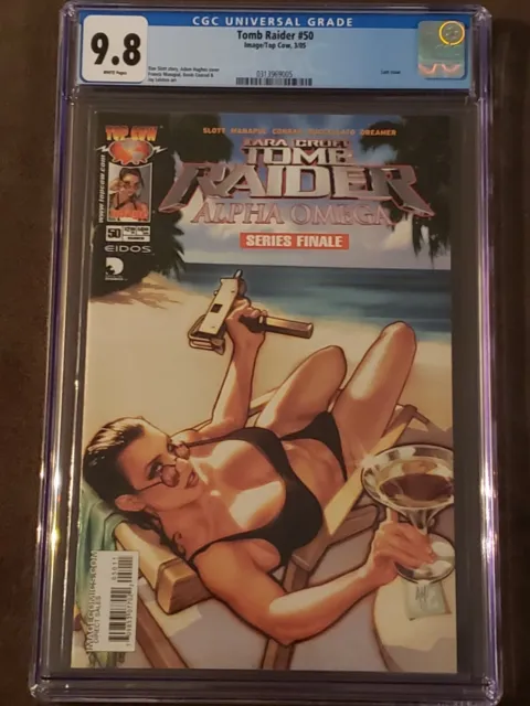 Tomb Raider #50 (CGC 9.8) - Adam Hughes - Lara Croft - 2005 Top Cow - Last Issue