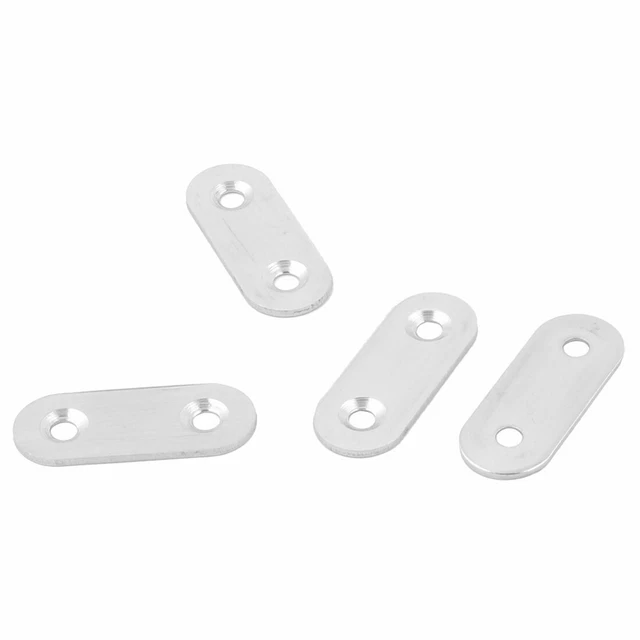 4 pz riparazione piatta metallo allargamento giunzione piastra di fissaggio 40 mm x 16 mm x 2 mm