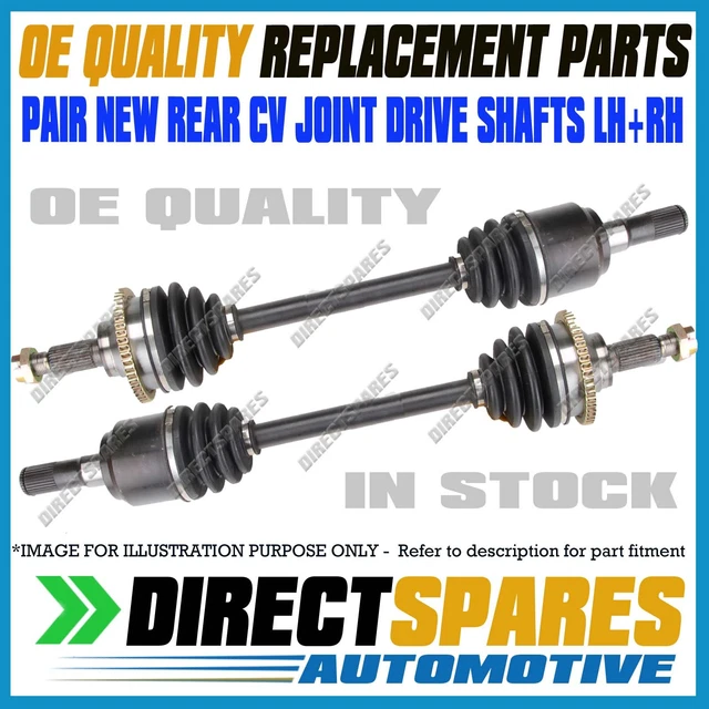 2 X FORD FALCON BA BF XR6T XR6T Turbo REAR CV Joint Drive Shafts LEFT