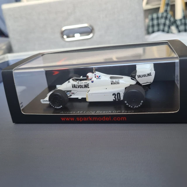 Miniature Spark 1:43 - Arrows F1 A6 #30 GP Allemagne 1983 Thierry Boutsen - Neuf