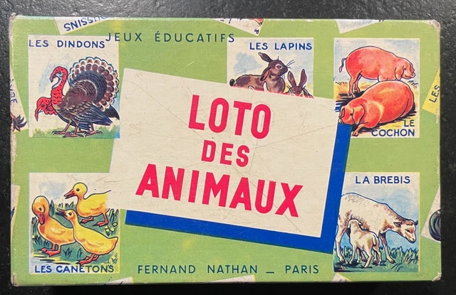 Loto De L'histoire De France Vintage Fernand Nathan - Jeu éducatif En Carton Pour 7 Ans Et Plus