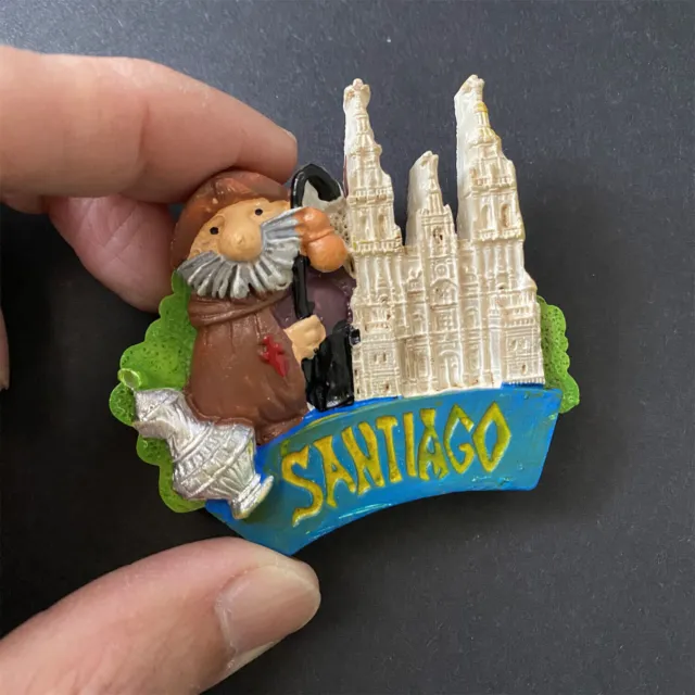 Santiago de Compostela Spanien Reiseandenken Souvenir Kühlschrankmagnete Magnet