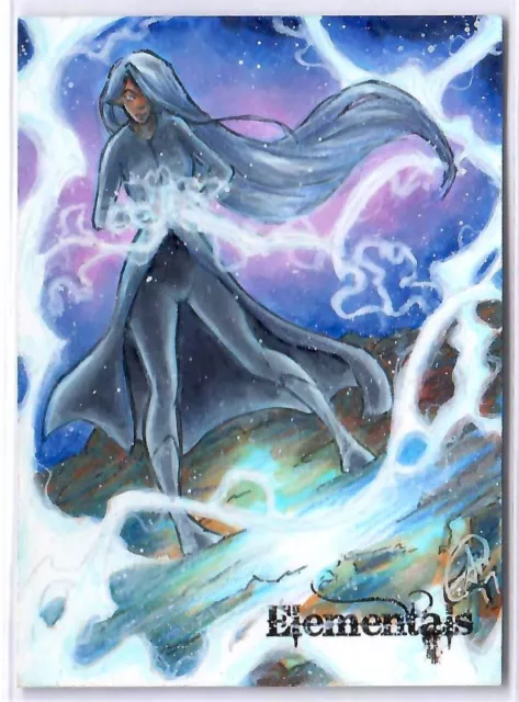 2017 Perna Studios Elementals Sketch Card by Sha-Nee Williams 1/1