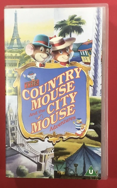 COUNTRY MOUSE The City Mouse Adventures Mouse Tache Marauder VHS 