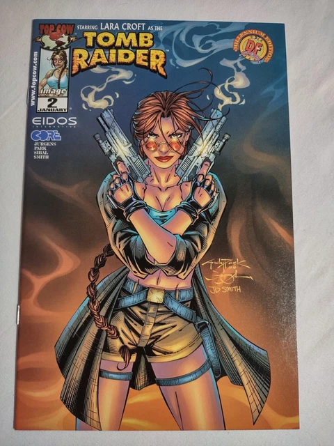 IMAGE COMICS TOP COW - LARA CROFT TOMB RAIDER #2 DYNAMIC FORCES DF Variant cover