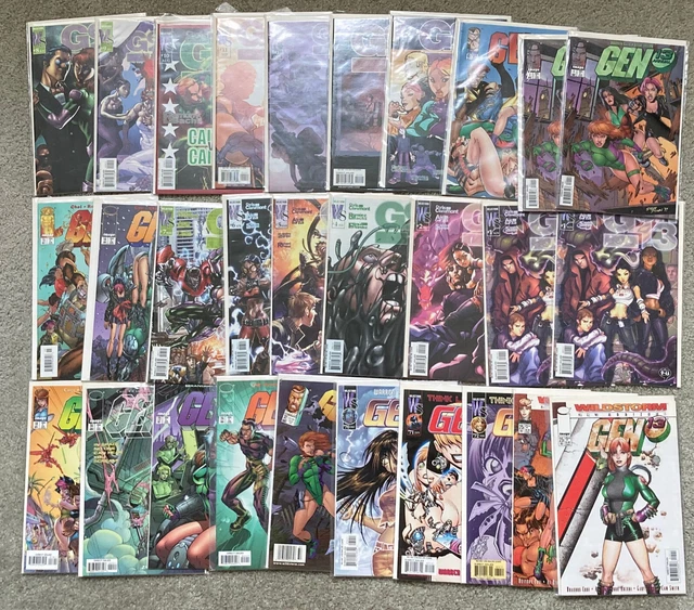 Gen13Wildstorm Comics Lot of 29 Claremont, Warren, Charest VF/VF+