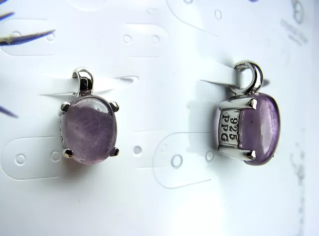 SCHMUCK-STCK ANHÄNGER Silber Amethyst NEU