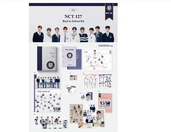 NCT 127 Back To School Kit ♥ Taeyong Version ♥ Kpop ♥ Neu