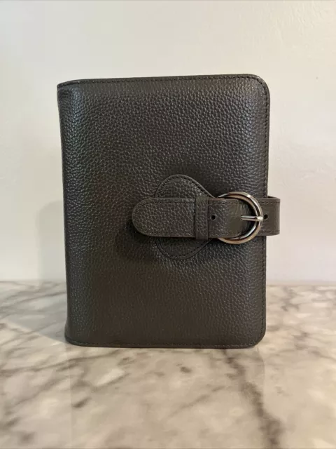 Franklin Covey CO AVA 6 Ring Binder 7.5”x6” Charcoal Retail $79