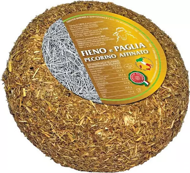 Pecorino en Paille Fromage Dans Foin 500gr Fromage Italien