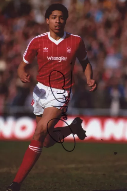 Des Walker 3, signed 12 x 8 Nottingham Forest picture