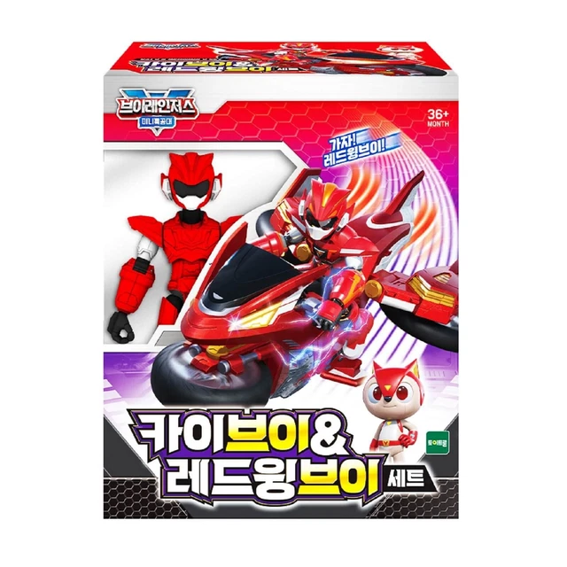 MINIFORCE KAI V and Red Wing V Figure Bike Set V Rangers Series Korean