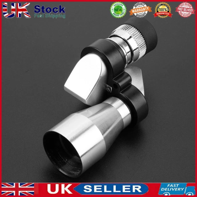 8x20 Mini Corner Binoculars HD Pocket Monocular Outdoor Telescope (Silver)