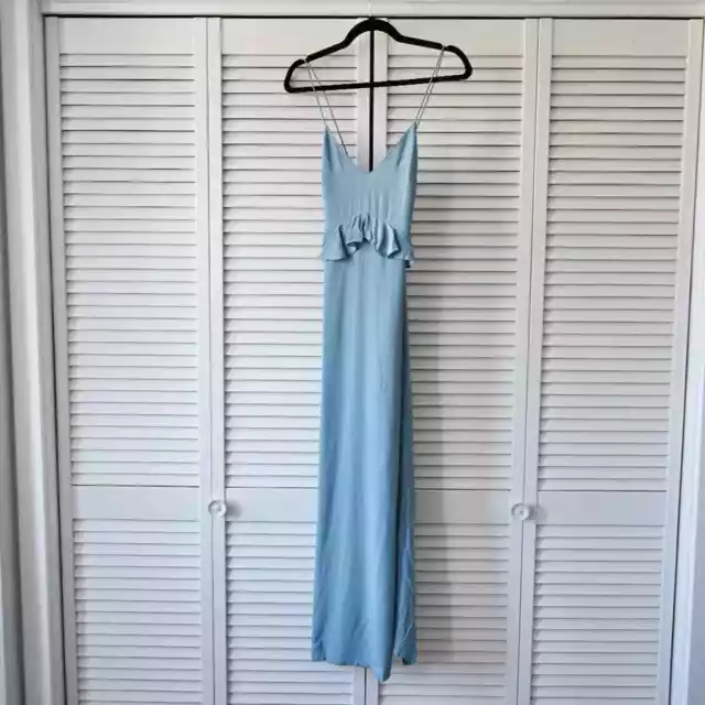 Revolve Elliatt NWT Size XS Steel Blue Rapture Maxi Dress | Size XS